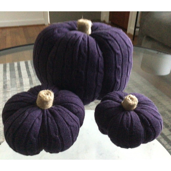 Handmade Sweater Pumpkins - Picture 2 of 4